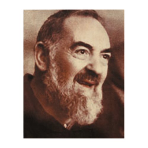 St Padre Pio of Pietrelcina Wood Wall Art