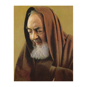 St Padre Pio of Pietrelcina, Wood Wall Decor