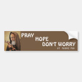 Saint Padre Pio Car Decal