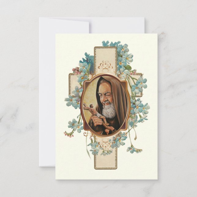 St. Padre Pio Prayer after Holy Communion   RSVP Card (Front)