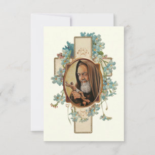 St. Padre Pio Prayer after Holy Communion RSVP Card