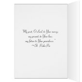 St. Padre Pio Priest Crucifix Altar Cards (Inside (Left))