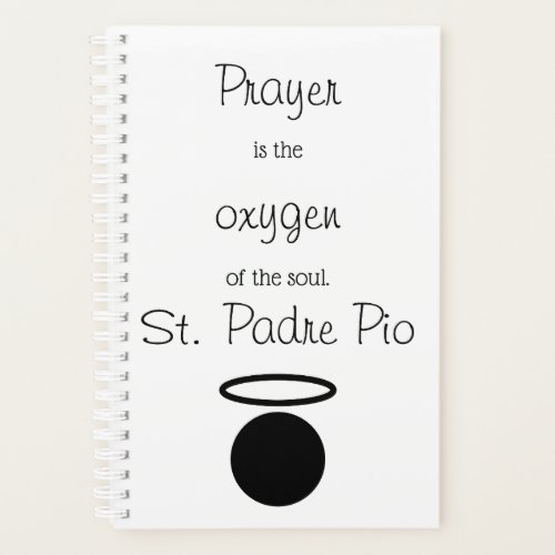 St Padre Pio Quote Planner