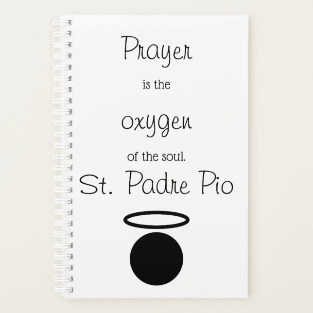 St. Padre Pio Quote Planner (Front)