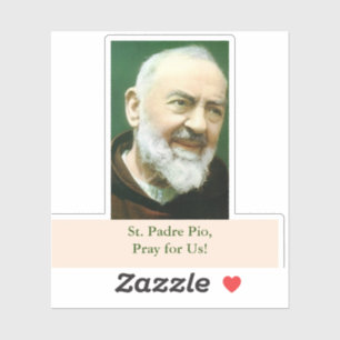 St. Padre Pio  Sticker