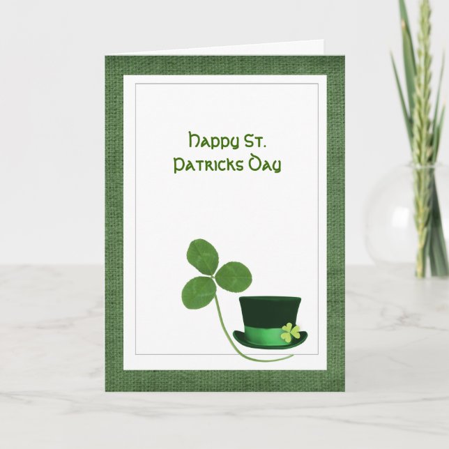 St. Paticks Day greeting card (Front)