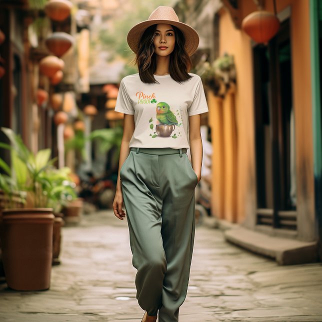 St Patrick Birdie Green Parrot Pinch Proof Tri-Blend Shirt (Creator Uploaded)