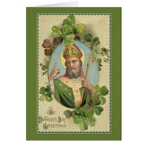 St Patrick Bishop Shamrocks Prayer Irish