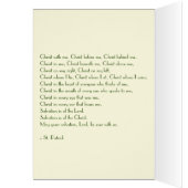 St. Patrick Bishop Shamrocks Prayer Irish Cards (Inside (Left))