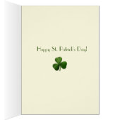 St. Patrick Bishop Shamrocks Prayer Irish Cards (Inside (Right))