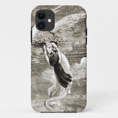 St Patrick carried to Rome by the angel from Th iPhone 11 Case