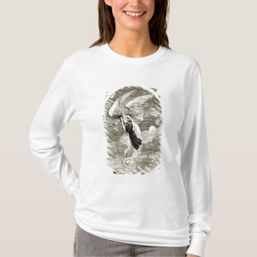 St Patrick carried to Rome by the angel from Th T_Shirt