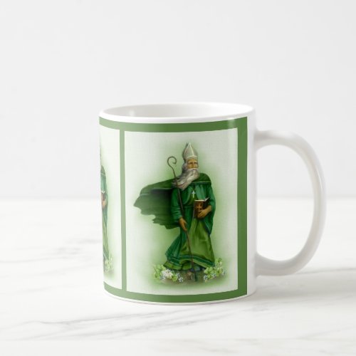 St Patrick Catholic Bishop Ireland Irish Shamrock Coffee Mug
