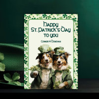 St. Patrick Cheerful Irish Paws Duo Dog