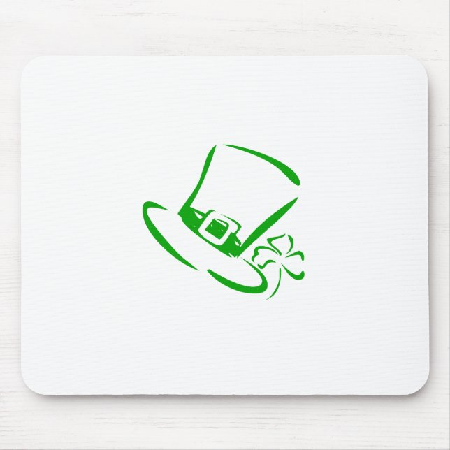 St. Patrick day hat Mouse Pad (Front)