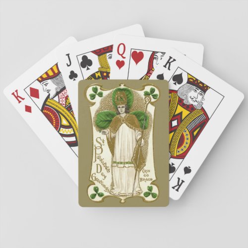 St Patrick Day Irish Religious Catholic Playing Cards