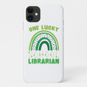 St. Patrick Day Lucky Librarian iPhone 11 Case