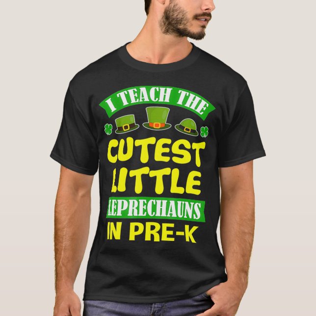 St Patrick Day s Teacher PreK Men Women School T-Shirt (Front)