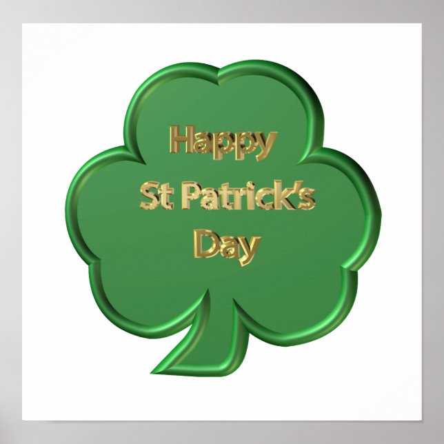 St. Patrick Day's symbol Poster (Front)