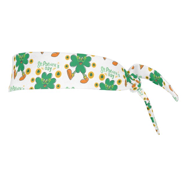ST PATRICK DAYS  TIE HEADBAND (Rotate 90)