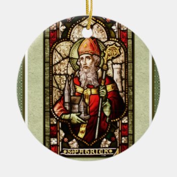 St. Patrick Irish Blessing Round Ornament by xgdesignsnyc at Zazzle