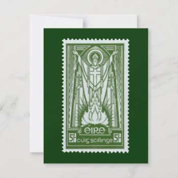 St. Patrick Irish Postage Stamp by Pot_of_Gold at Zazzle