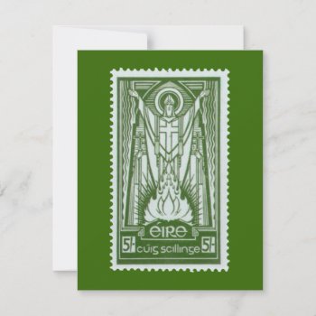 St. Patrick Irish Postage Stamp by Pot_of_Gold at Zazzle