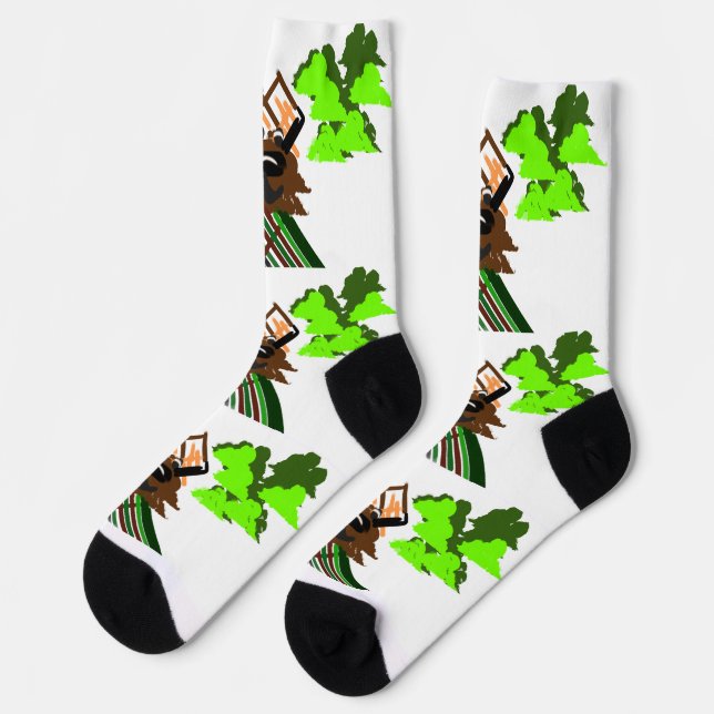 st Patrick irish  terrier  Socks (Left)