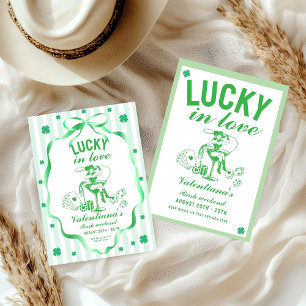ST patrick Lucky Bachelorette Party Invitation