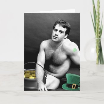 St. Patrick Man 3 Card by LoveMale at Zazzle