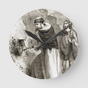 St. Patrick marking Connal's shield with the Cross Round Clock
