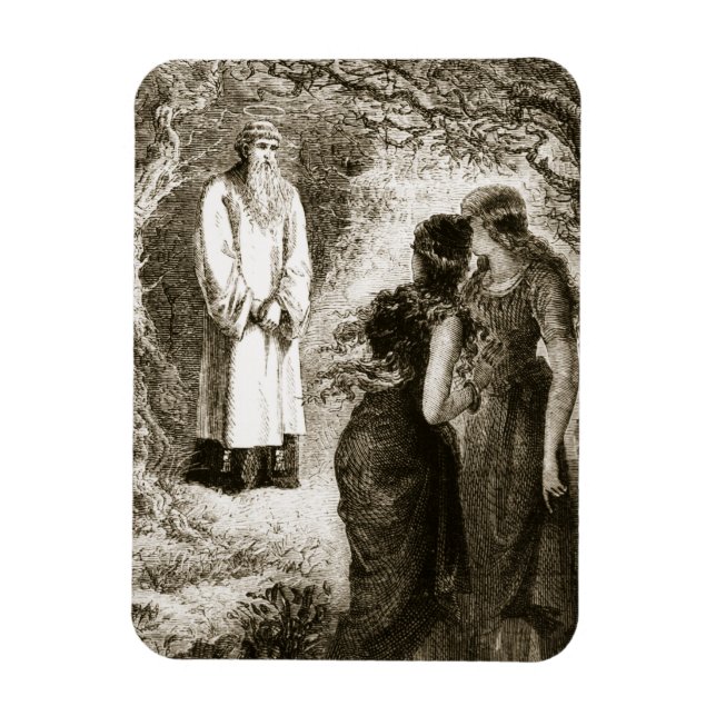 St. Patrick met by virgins in the wood of Fochlut, Magnet (Vertical)