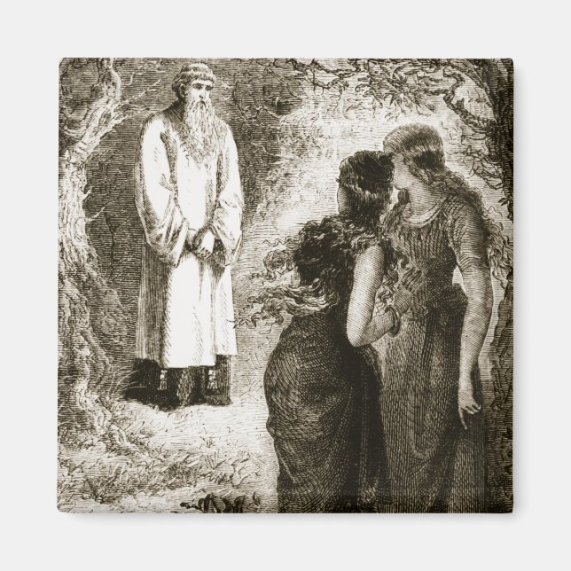 St. Patrick met by virgins in the wood of Fochlut, Magnet (Front)