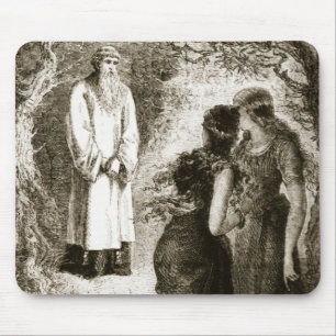 St. Patrick met by virgins in the wood of Fochlut, Mouse Pad