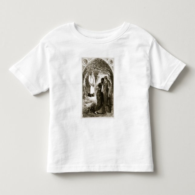 St. Patrick met by virgins in the wood of Fochlut, Toddler T-shirt (Front)