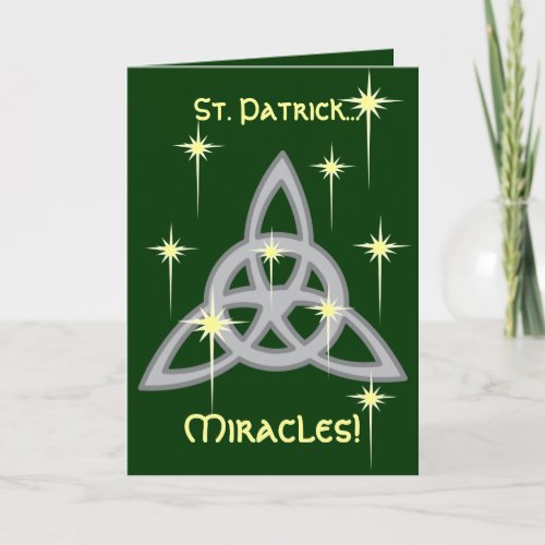 St Patrick Miracles Greeting Card_ Customized Card