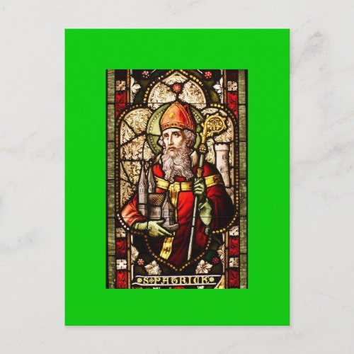 St Patrick Patron Saint of Ireland Postcard
