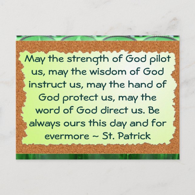 St Patrick postcard (Front)