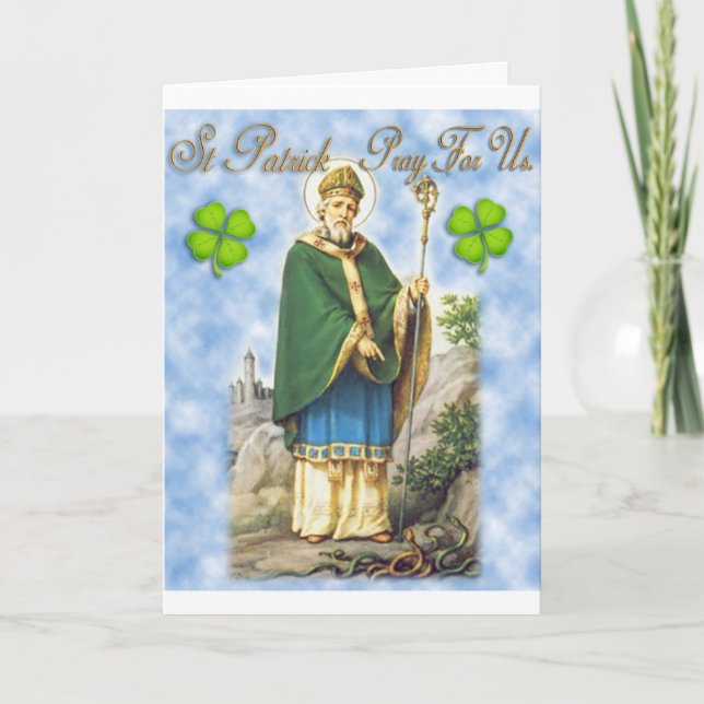 St Patrick Prayer Card (Front)