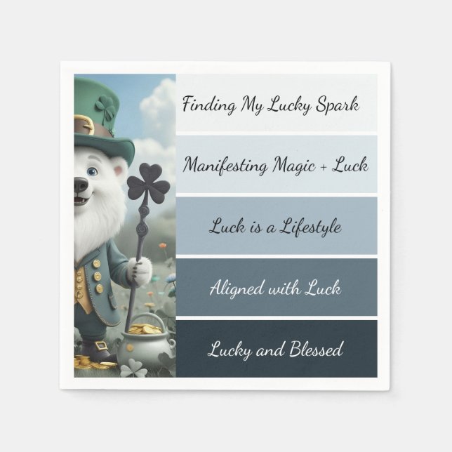 St. Patrick’s Affirmation Napkins (Front)