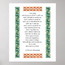 St. Patrick’s Breastplate Prayer Green Celtic Knot