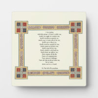 St. Patrick’s Breastplate Prayer with Celtic Knots