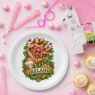 St. Patrick’s Day Apple Craze 🍀 Paper Plates