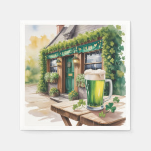 St Patrick’s Day Bar Pub Party Napkins