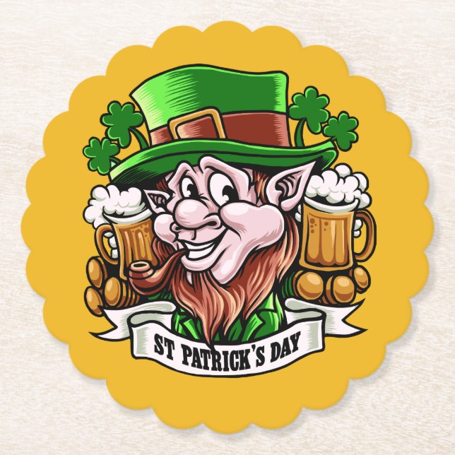 St. Patrick’s Day coasters (Front)