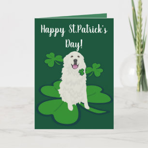 St. Patrick’s Day Dog Pattern Card