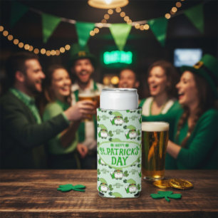 St. Patrick’s Day Gnome Beer Can Cooler