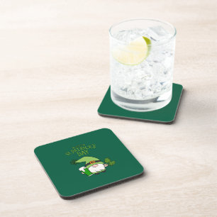 St. Patrick’s Day Gnome Beverage Coaster