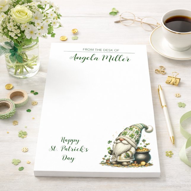 St. Patrick’s Day Gnome Desk Notes (Creator Uploaded)