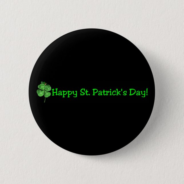 St. Patrick’s Day - Go Irish! Button (Front)